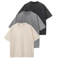 Casual T-shirt met ronde hals en losse pasvorm (3-pack)