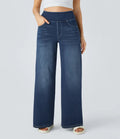 Relaxed Fit jeans met wijde pijpen