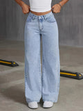 Trendy denim met hoge taille