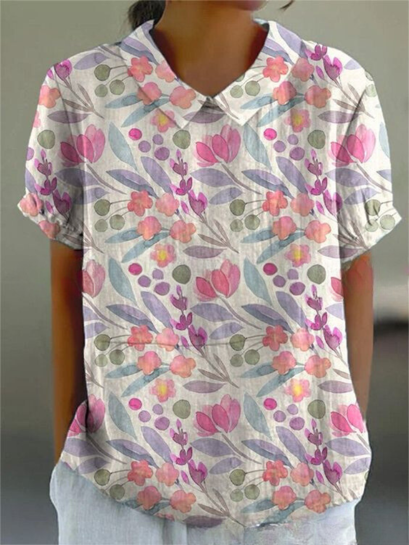 Shirt met vintage print