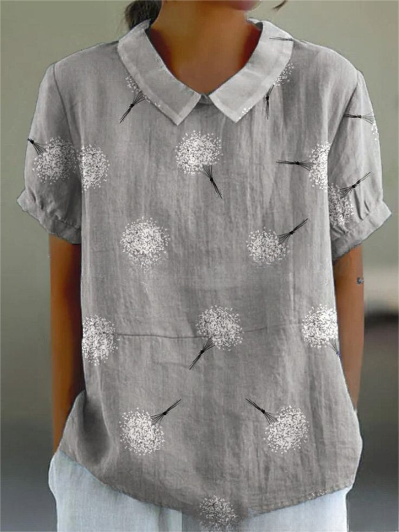 Shirt met vintage print