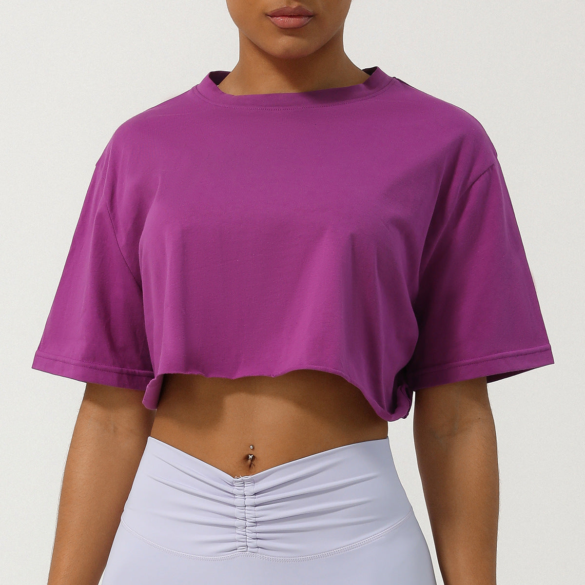 Relaxed Fit Crop Tee