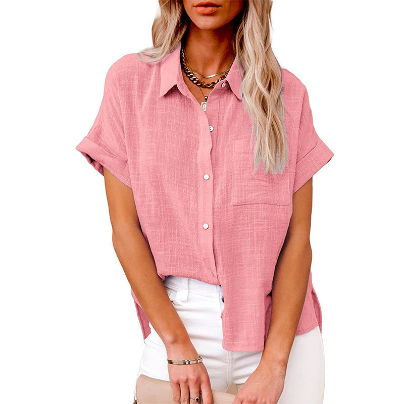 Comfortabele casual blouse met knopen