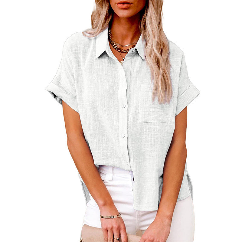 Comfortabele casual blouse met knopen