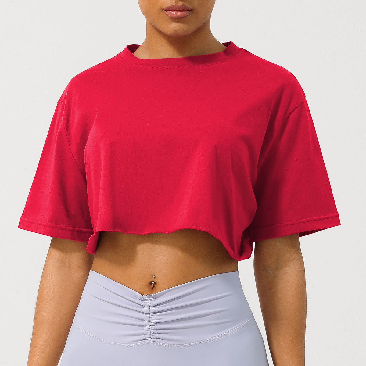 Relaxed Fit Crop Tee