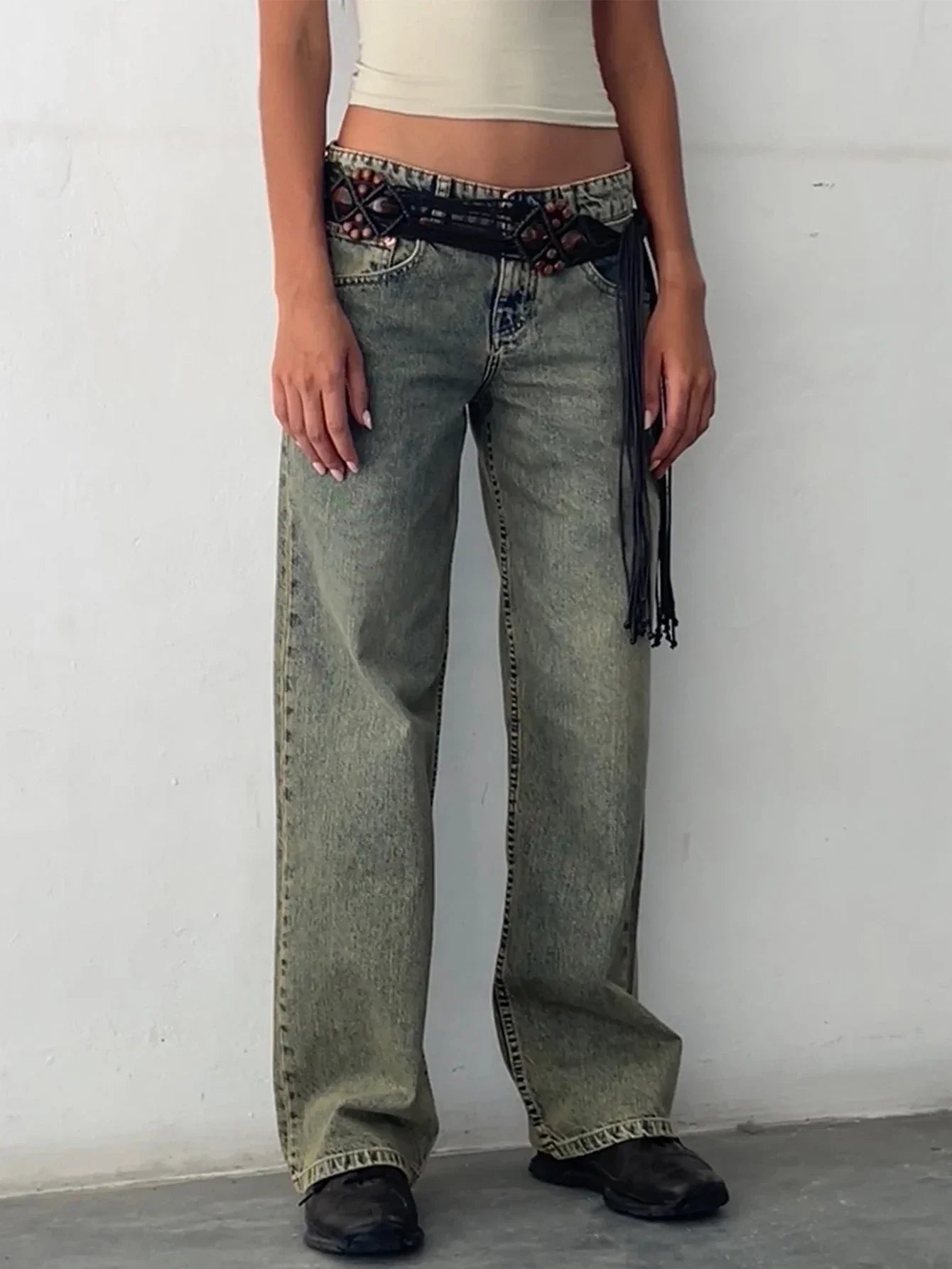 Vintage Casual Baggy Jeans