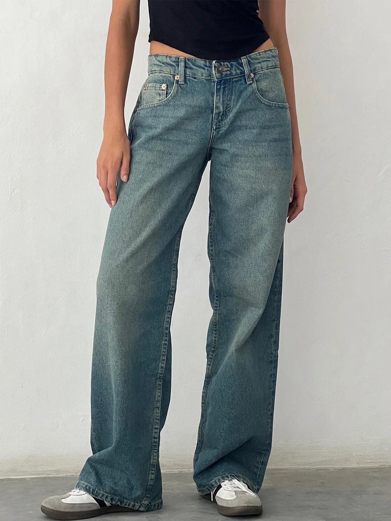 Vintage Casual Baggy Jeans