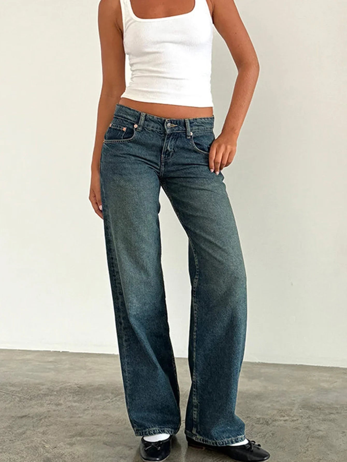 Vintage Casual Baggy Jeans